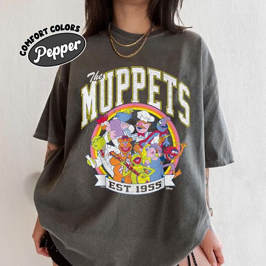 The Muppets Shirt, K the frog T-shirt, Mrs Piggy Tee, Fozzie Bear Shirt, Disney Family Vacation, Disneyland Trip