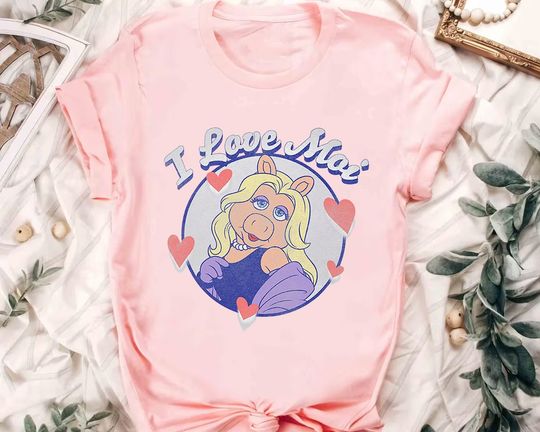 Disney The Muppets Miss Piggy I Love Moi T-shirt, Funny The Muppets Shirt, WDW Magic Kingdom Disneyland Trip Family Vacation