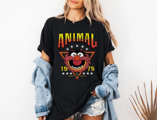 Disney The Muppets Animal 1975 Vintage Shirt, The Muppets Animal Band T- Shirt, Disney Family Matching Shirt, WDW, Disneyland Trip Outfits