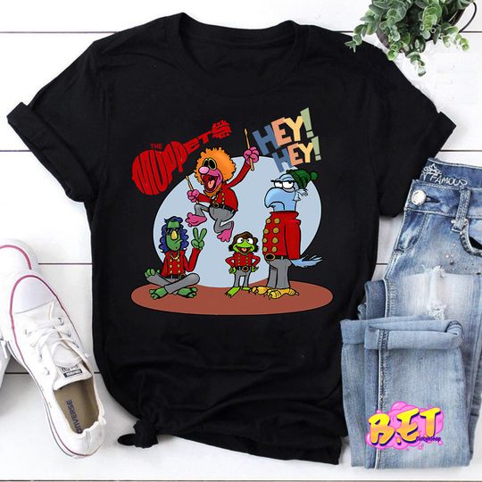 Discover Monkee Muppets Vintage T-Shirt, Monkees Shirt, The Muppets Shirt