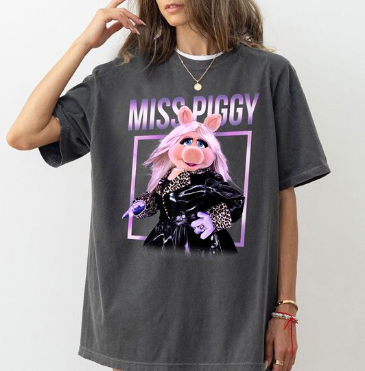 Disney The Muppets Missy Piggy Framed Premium T-Shirt, Disney Miss Piggy Animal Muppet Shirt, Disneyland Matching Shirt, Disney Trip 2025