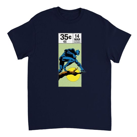 Discover The Black Panther Corner Box - Heavyweight, 100% Cotton, Unisex T-shirt