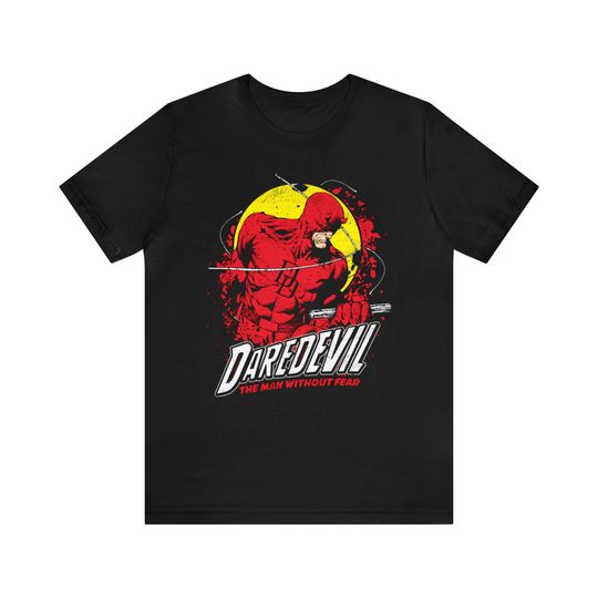 Daredevil "The Man with no Fear" Marvel Unisex Jersey Short Sleeve Tee