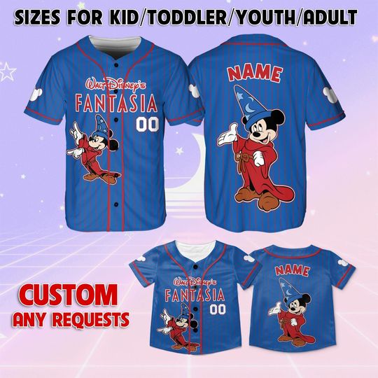 Discover Disney Mickey Fantasia Jersey, Mickey Mouse Magic Wizard Magical Jersey, Mickey Fantasmic Disneyland Trip Shirt, Disney Magical Dream Shirt