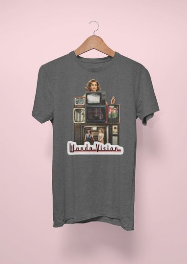 Marvel WandaVision Wanda TV Unisex T Shirt, Sweatshirt, Hoodie - WandaVision, Wanda Vision Couple TV Series Show, Wandavision Tee