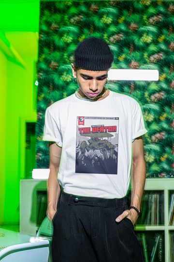 Retro Comics T shirt Space Fiction / Vintage Comics / Old School Comics Retro Skeleton Comics / Comic Books T shirt / Horror UFO Comics