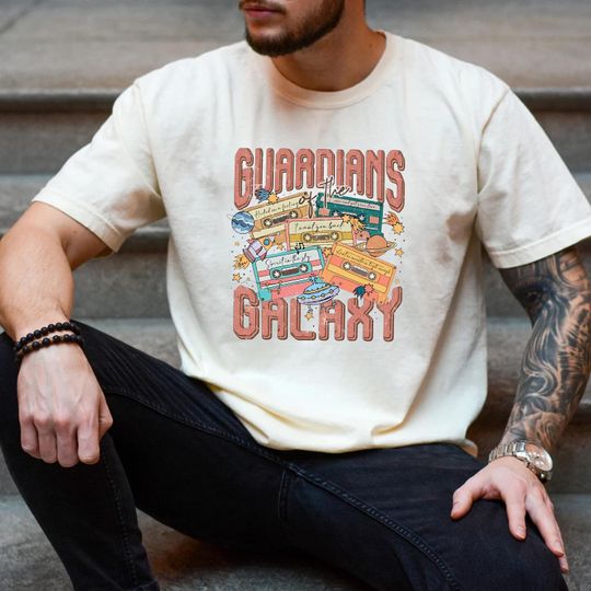 Guardians of the Galaxy Shirt, Guardians Galaxy Cassette Shirt, Vintage Concert Shirt, Star Wars Shirt, Star Wars Tee, Retro Tee