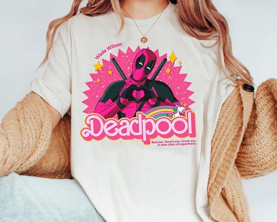 Deadpool Shirt, Wade Wilson T-shirt, Vintage Deadpool Avengers Superhero Tee, Funny Disney Outfit, Disney Family Trip