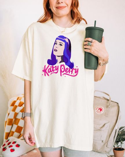 Discover Katy Perry Inspired Unisex T-Shirt - Cute Graphic Tee for Music Lovers, Concert Outfit, Pop Culture Gift, Fan Merch, Vibrant Design
