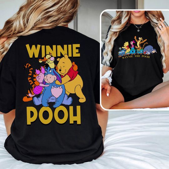 Comfort Colors Winnie The Pooh Shirt, Pooh And Friends Shirt, , Disney Pooh Shirt, Pooh T-Shirt, Pooh Bear And Co Tee, Winnie The Pooh Tee