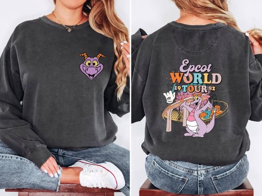 Comfort Colors Disney Figment Comfort colors Shirts, Vintage Disney World Figment Epcot Shirt, Disneyworld Shirts, Disney Family Trip Shirt,