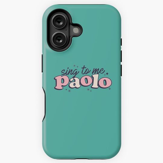 Sing to me, Paolo! iPhone Case
