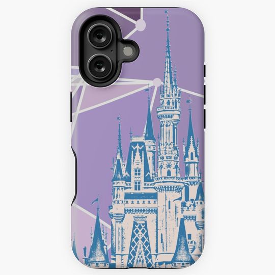 Magic Castle Purple Wall iPhone Case
