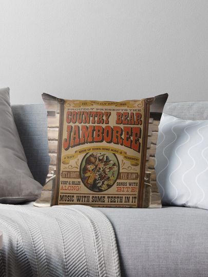 Country Bear Jamboree Pillow