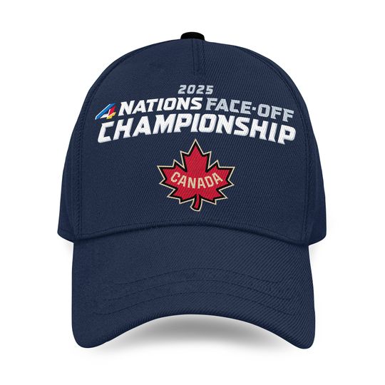 Discover Canada Hockey 2025 4 Nations Face-Off Champions Cap