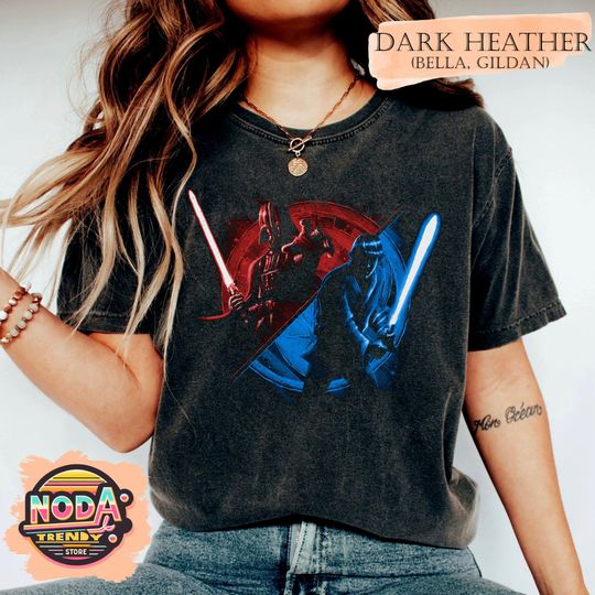 Star Wars Darth Vader And Luke Skywalker Shirt, Star Wars Disney T-Shirt, Star Wars Sweatshirt, Disney Man Shirt, Disney Star Wars Tee