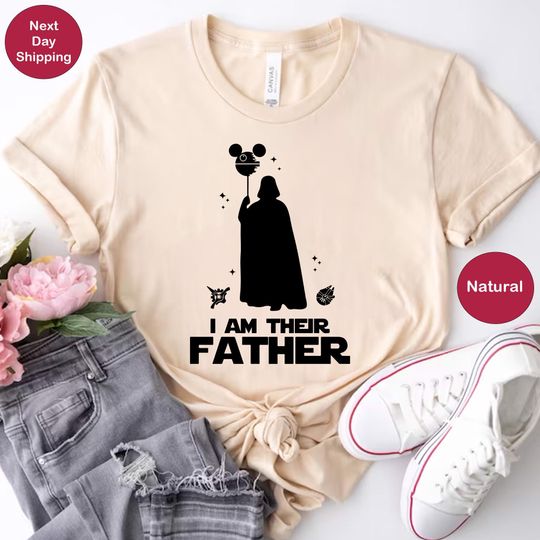 I Am Their Father Shirt, Darth Vader Shirt, Fathers Day T-Shirt, Father Gift, Disney Gift Tee, Star Wars Lover Tshirt, Disney Father Shirt