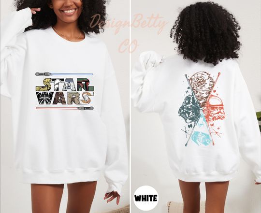 Star Wars Shirt,  Retro Star Wars Shirt, Darth Vader Shirt, Star Wars Fan Gift, Mandalorian Crewneck