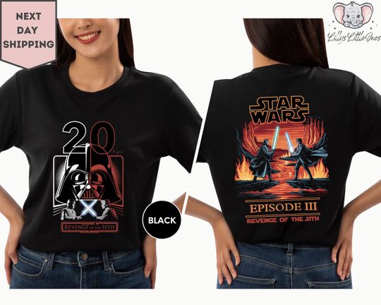 Star Wars Revenge Of The Sith Obi-Wan vs Luke Skywalker Shirt, Star Wars Darth Vader Shirt, Disneyland Family Matching Shirt, Galaxy's Edge