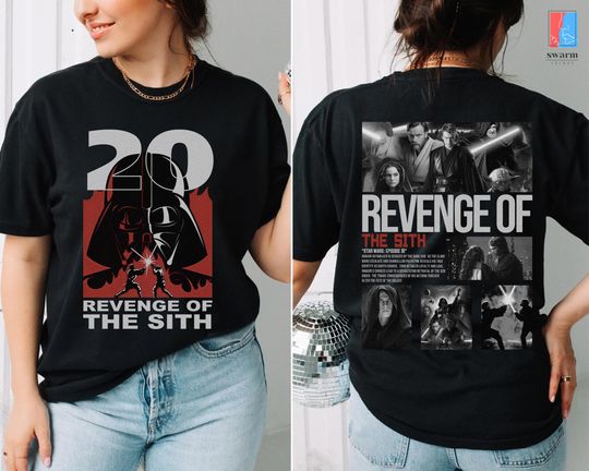 Starwars Revenge of The Sith 20th Anniversary Shirt, Anakin Skywalker Shirt, Starwars Episode III Revenge of The Sith Tee, Darth Vader Shirt