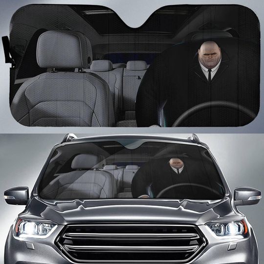 Spider Man Into The Spider Verse Car Sun Shade Villain Kingpin Car Sun Shade Car Windshield Car Accessories