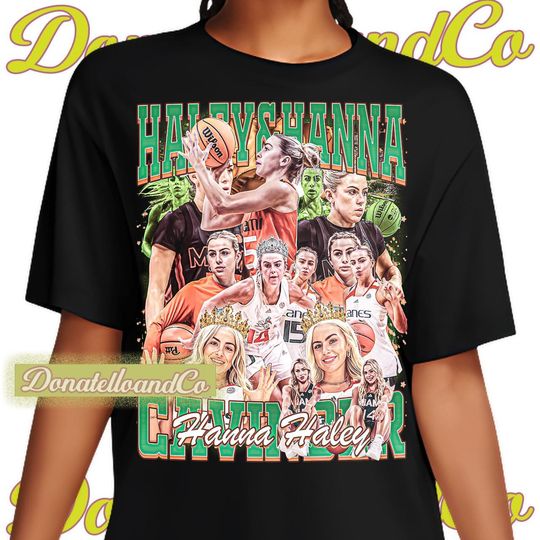Discover Hanna & Haley Cavinder shirt Women's basketball player athlete tshirt Unique design t-shirt