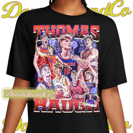 Discover Thomas Haugh shirt American basketball player tshirt Unique design t-shirt