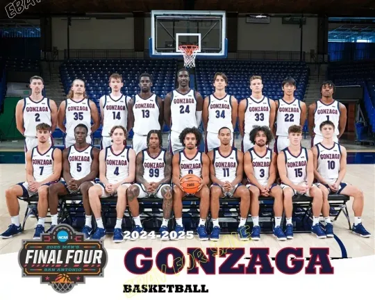Discover 2025 March Madness, MEN'S Basketball, GONZAGA Premium Matte Posters | Basketball Wall Art | Home Decor