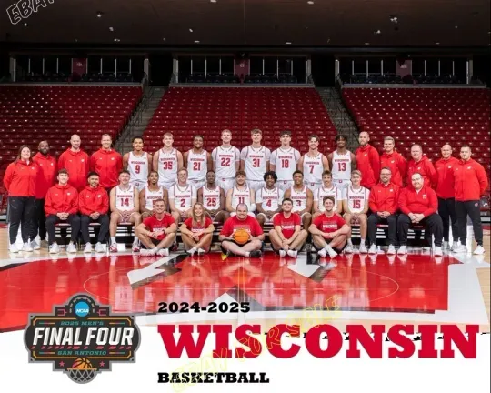 Discover 2025 March Madness, MEN'S Basketball, WISCONSIN Posters | Basketball Wall Art | Home Decor