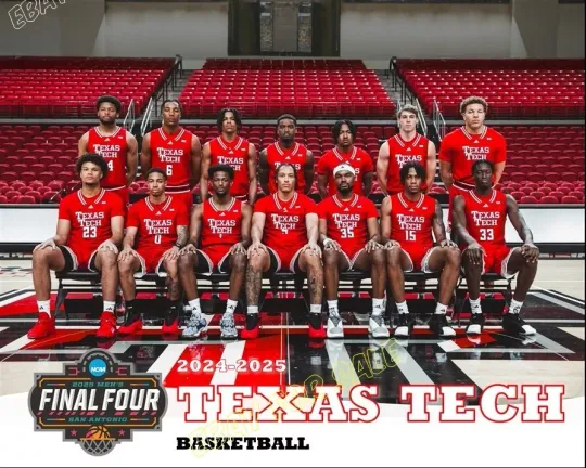 2025 March Madness, MEN'S Basketball, TEXAS TECH Posters | Basketball Wall Art | Home Decor