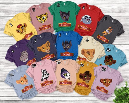 The Lion Guard Birthday Shirt/Lion Guard Birthday Family Shirt/Lion King Family Birthday Shirt/Lion Family Shirt/Animal Kingdom Shirt