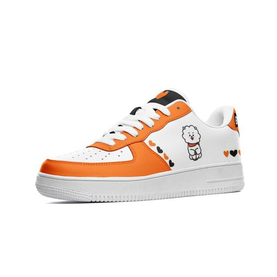 BT21 RJ  Low Top Leather Sneakers