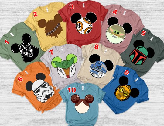Discover Disney Star Wars Shirts, Star Wars Family Shirts, Disney Shirt, Disneyworld Shirt, Family Tee, Matching Trip