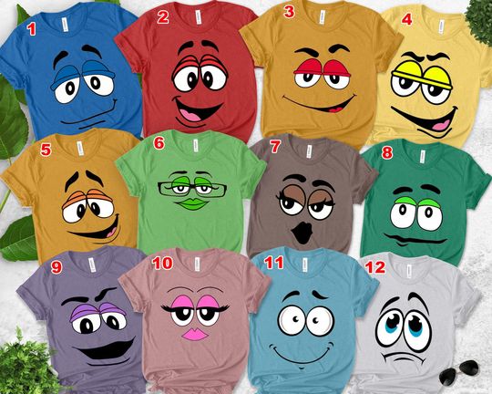 Discover m&m candies shirt, m and m matching family shirt group mm shirt halloween candy halloween costumes halloween m m family costume