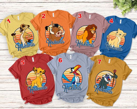 Hakuna Matata Couple Shirts, Lion King Shirt, Animal Kingdom Shirt, Timon & Pumbaa Shirt, Disney Safari Shirt, Disney Wild Shirt