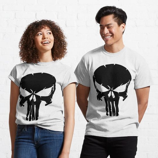 Discover Black Skull Classic T-Shirt