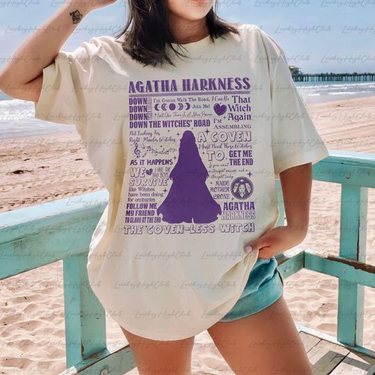 Vintage Agatha Harkness MCU Shirt, Witches Road All Along Shirt, Lesbian Queer Witch Shirt, Coven Witch Shirt, Marvel Disney Gifts, MYA225