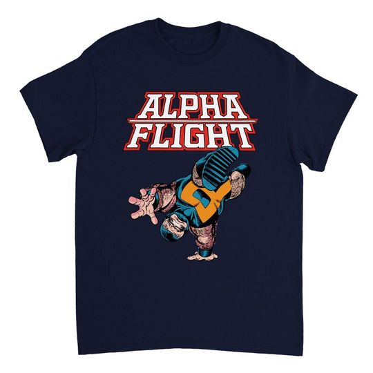 Alpha Flight - Heavyweight, 100% Cotton, Unisex T-shirt