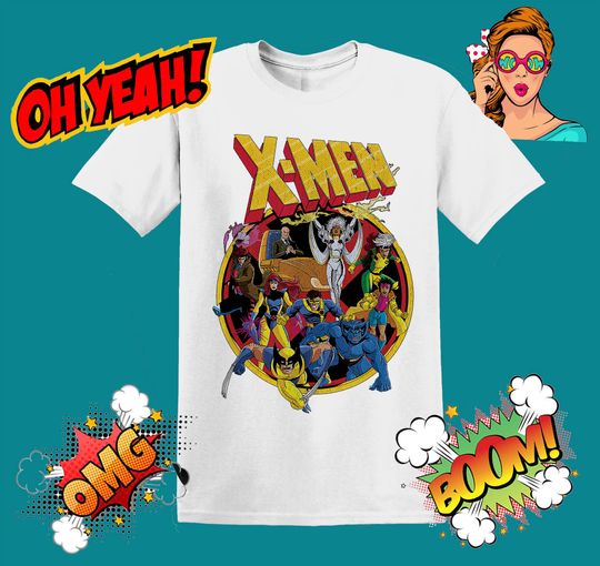 Marvel, All Characters, Wolverine, Gambit, Quack Off, Face, Men Women Unisex T shirt, T-shirt, Tshirt MU87
