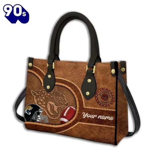 Personalized Jacksonville Football Team Jaguarss Leather Handbag Gift