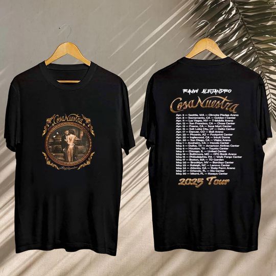 Rauw Alejandro Cosa Nuestra Tour 2025 Shirt, Rauw Alejandro 2025 Concert, Rauw Alejandro Cosa Nuestra Tour Tee, Rauw Alejandro Fan Gift