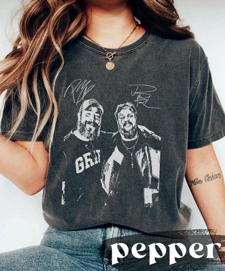 Vintage Post Malone Tour Shirt, Big Ass Stadium Tour, Comfort colors Posty 2025 Tour, Jelly Roll Shirt, Posty Tour Merch,Country music shirt