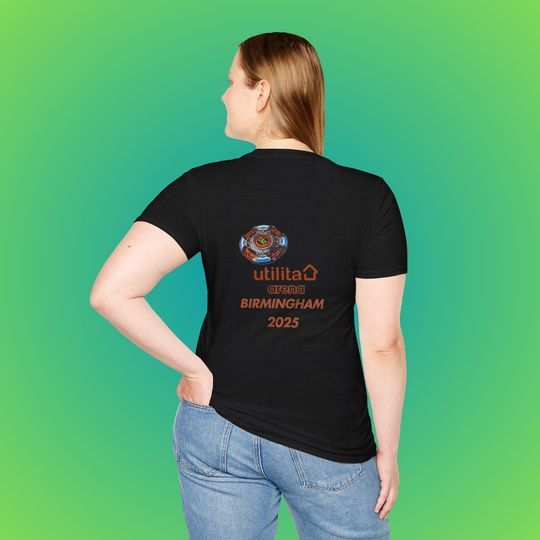 Jeff Lynne's Over And Out UK Tour Birmingham 2025 T-Shirt, Unique Concert Shirt, Music Lover's Tee, Graphic Band Tee, Limited Edition Shirt