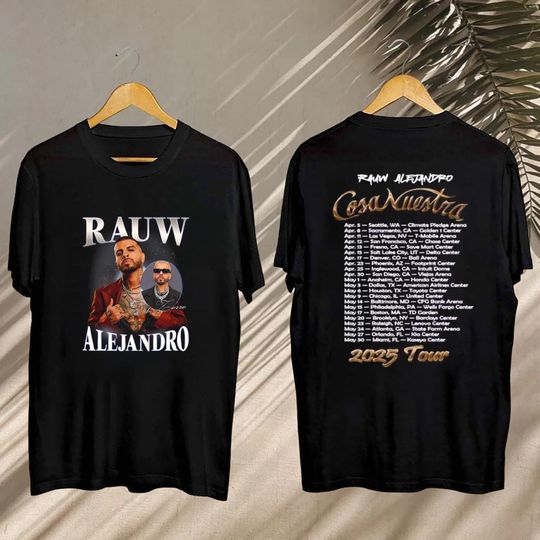 Rauw Alejandro 2025 Concert, Rauw Alejandro Cosa Nuestra Tour Tee, 2025 Rauw Alejandro Cosa Nuestra Tour Shirt, Rauw Alejandro Fan Gift