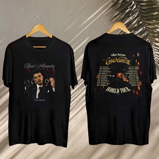 Rauw Alejandro Concert Fan Shirt, Rauw Alejandro Cosa Nuestra Tour 2025 Shirt, Rauw Alejandro Fan Gift, Rauw Alejandro Cosa Nuestra Tour Tee