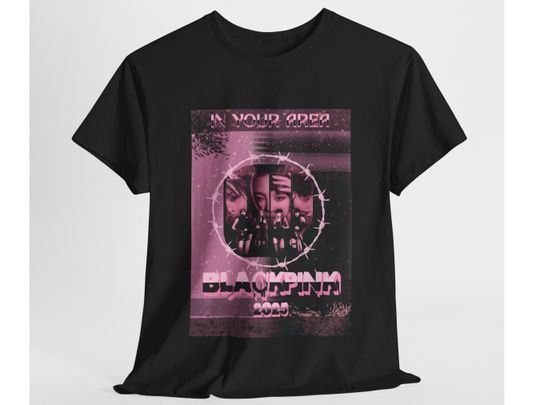 2025 BlackPink Word Tour Tshirt Sweatshirt, In Your Area, 2025 Black Pink Concert Merch, Street Wear, Concert Bilnk Shirts