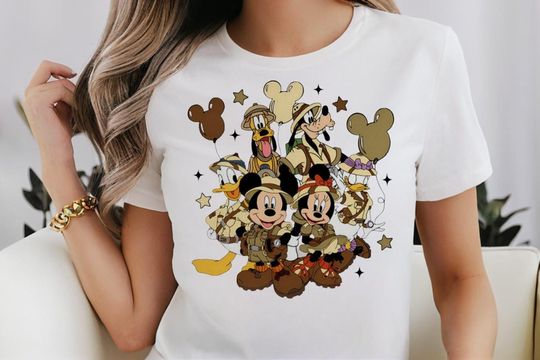 Family Animal Kingdom Shirt, Mickey Safari Shirt, Kids Disney Safari Tee, Mickey and Friends Tee, Family Disney Vacay Shirt, Baby Mickey Tee