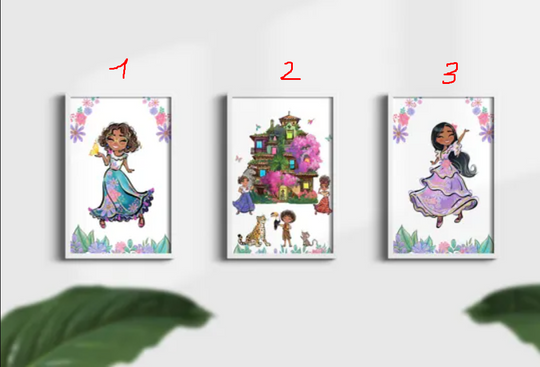 Encanto Wall Prints| Casita Madrigal Wall Art | Mirabel and Isabela Nursery Print| Encanto Nursery Decor | Printable Art| L 056