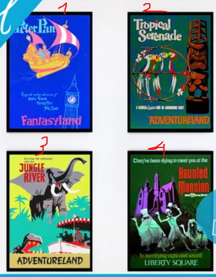 Magic Kingdom Posters Opening Day Bundle | Attraction Poster |  Wall Art | Home Decor | Living Room Art |  Large Wall Art