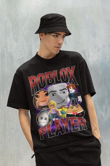 Roblox Player Vintage Retro Unisex T-Shirt | Roblox Player Fan Gift | Roblox Player Shirt | Roblox Shirt | Roblox Meme | Roblox Meme Tee